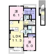 グランドハウス上田Ⅰの間取り画像
