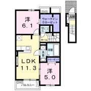 グランドハウス上田Ⅱの間取り画像