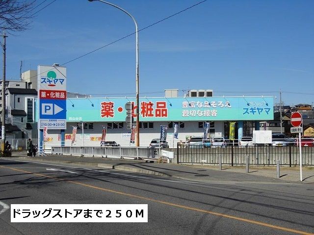 近くのドラッグスギヤマまで250m（徒歩4分）
