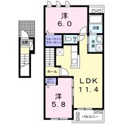 コントレイル Ⅱの間取り画像