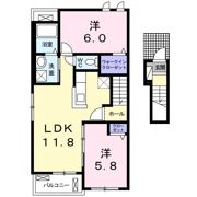 コントレイル Ⅱの間取り画像