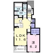 ゼクシー 桜ケ丘B棟の間取り画像