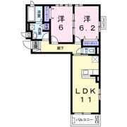 ゼクシー 桜ケ丘A棟の間取り画像