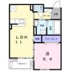 ゼクシー 桜ケ丘A棟の間取り画像