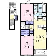 クロガネAの間取り画像