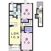クロガネAの間取り画像