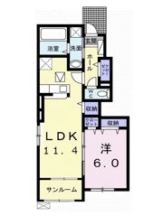 さくら Ⅰの間取り画像