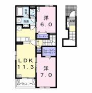 リクォーレⅠの間取り画像