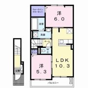 ラフレシー・ルタン Ⅱの間取り画像