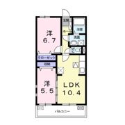 ブランシュ Bの間取り画像