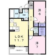 プレッソ・ロートⅡの間取り画像