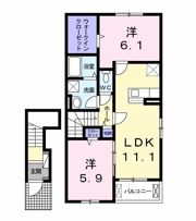 ピュール館山の間取り画像