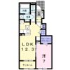 エクセレント中川原Ⅲの間取り画像