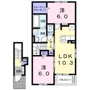 PrimaveraⅠの間取り画像