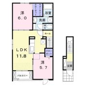 アグリウムⅡの間取り画像