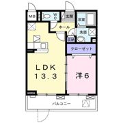 エスポワールⅣの間取り画像