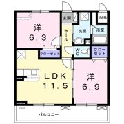 エスポワールⅣの間取り画像