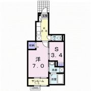 セブンヒルズサンライズ中島の間取り画像