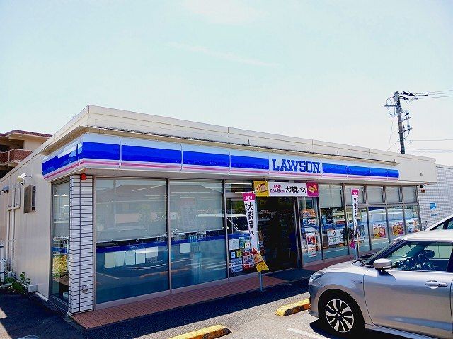 近くのローソン 富士宮粟倉店まで800m(徒歩10分)