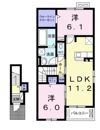 イリス Bの間取り画像