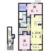 アルカンシエルⅢの間取り画像