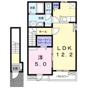 フォンテーヌⅤの間取り画像