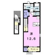 ホワイトハーツの間取り画像