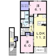 グランディール 南 Ⅱの間取り画像