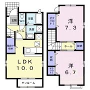 アリエッタ Bの間取り画像