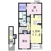 ガーデンハウスプリムローズ Ⅰの間取り画像