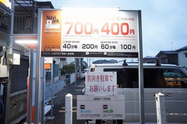 近くのナビパーク松戸古ヶ崎第1駐車場まで350m(徒歩5分)