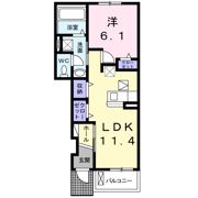 ルタン郷前Aの間取り画像