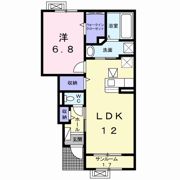 クラ―ヴォSの間取り画像