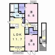 クラ―ヴォSの間取り画像