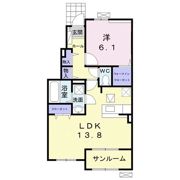 ファー ビヨンド Ⅰの間取り画像