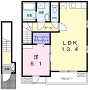 シオンジェルメの間取り画像