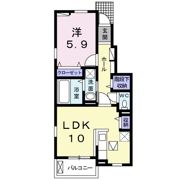 ウッドパークⅡ Bの間取り画像