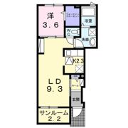メゾン ド ルミエールの間取り画像
