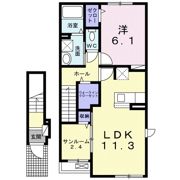 ベル ヴィオラ ドゥの間取り画像