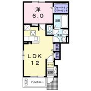 アジュールAの間取り画像