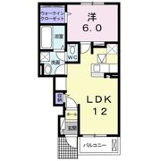アジュールAの間取り画像