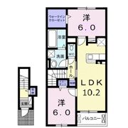 アジュールCの間取り画像