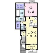 マルベリーライト前川Ⅰの間取り画像