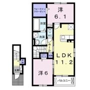 コーネリア西浜Ⅰの間取り画像
