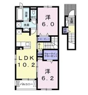 ヴィラ・エスト Bの間取り画像