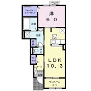 ベルコロレⅧAの間取り画像