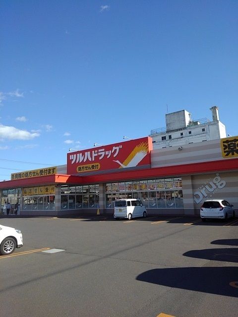 近くのツルハドラッグまで350m(徒歩5分)