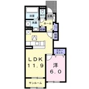リメインβの間取り画像