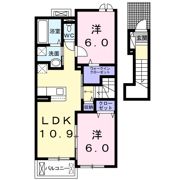 リメインβの間取り画像
