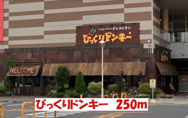 近くのびっくりドンキーまで250m(徒歩4分)